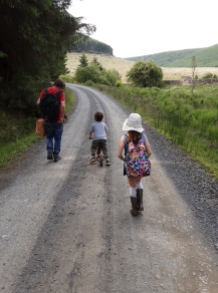 Walking back from the bothy